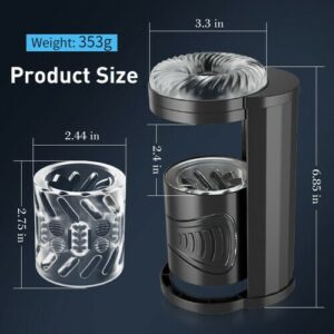 Piston-Style Manual Thrusting Detachable Male Masturbator